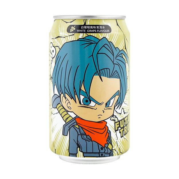 Refrigerante Dragon Ball Trunks do Futuro sabor Uva Verde Ocean